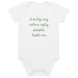 Body Bebé Gracioso: "Solo lloro cuando..."