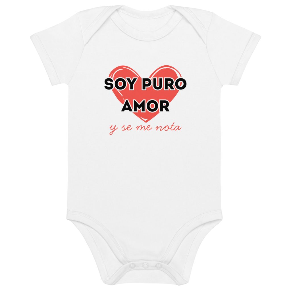 Body Bebé Gracioso: "Soy puro amor"