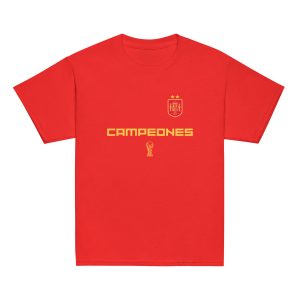 Camiseta Adolescente Mundial Fútbol España Campeones Copa